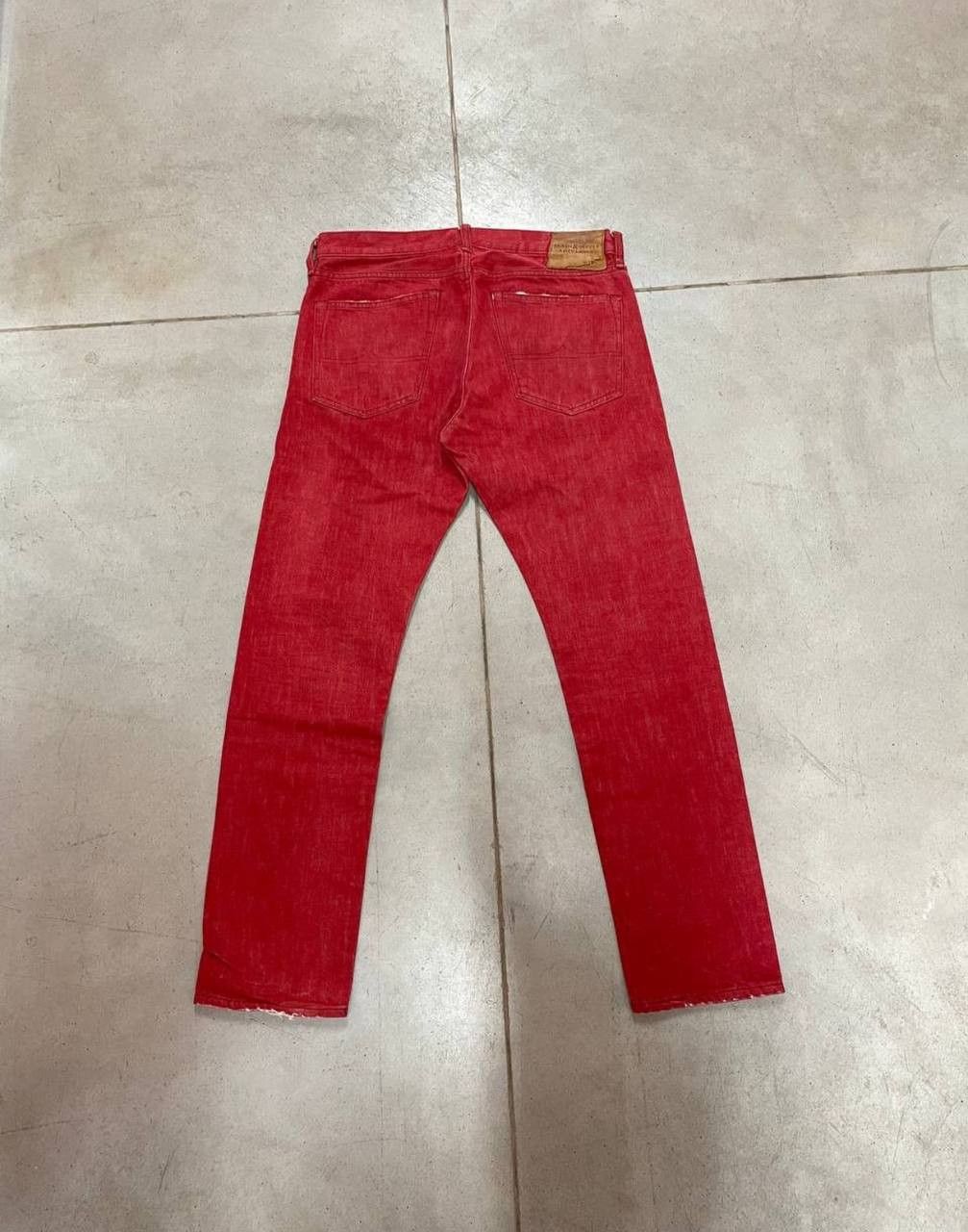 Image of Distressed Denim x Polo Ralph Lauren Jeans Denim Pants Color in Red, Men's (Size 33)