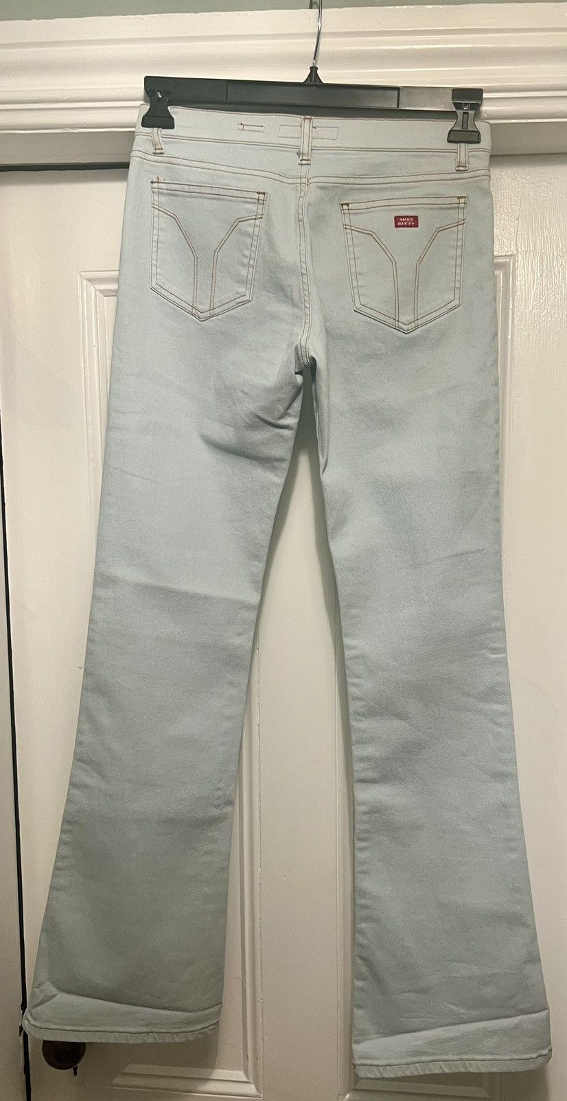 Designer Authentic Miss Sixty Made In Italy Jeans 30 Light Wash Denim Size 30" / US 8 / IT 44 - 4 Thumbnail