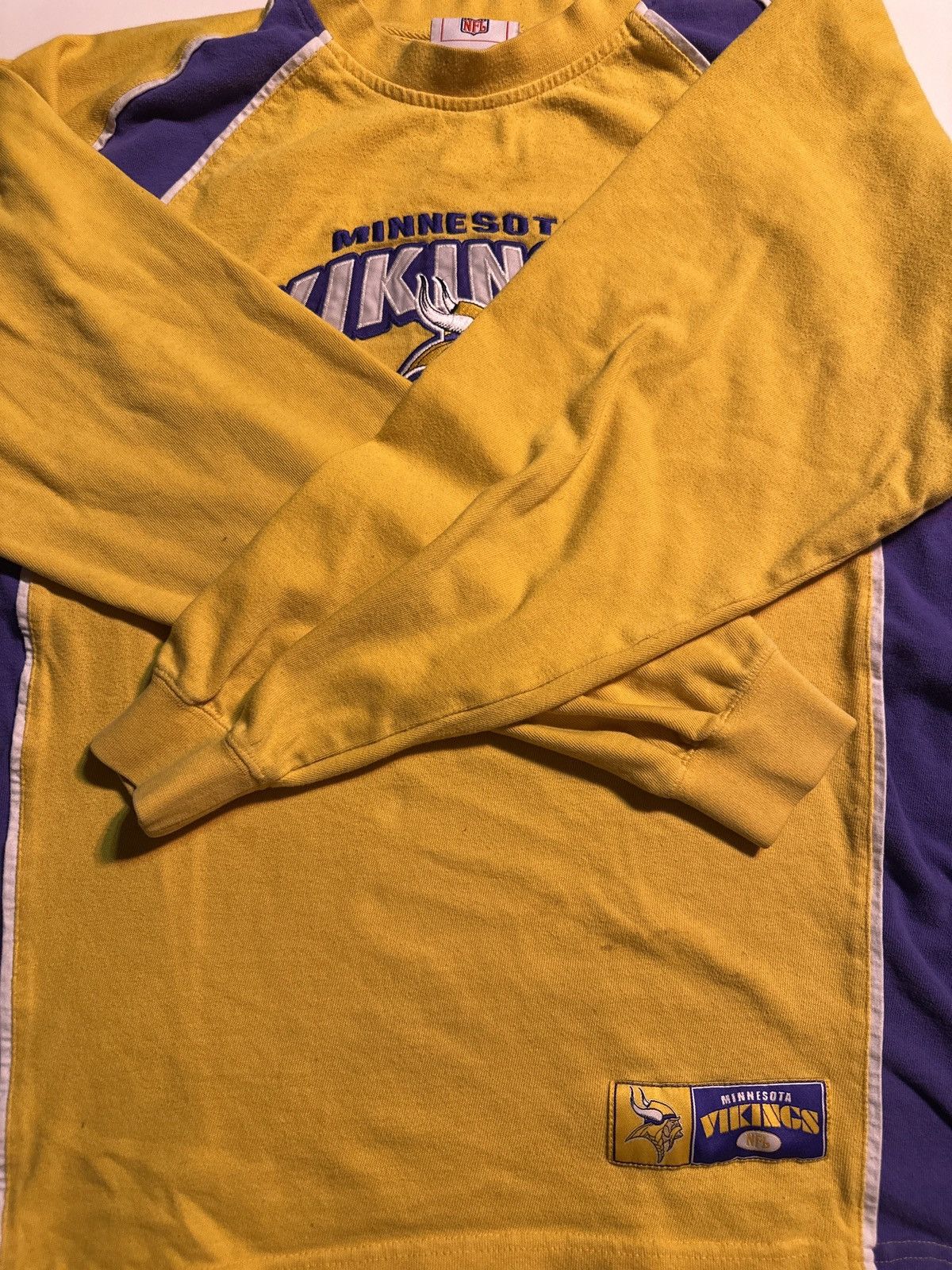 NFL × Vintage Vintage NFL Long Sleeve T-Shirt Size US L / EU 52-54 / 3 - 3 Thumbnail