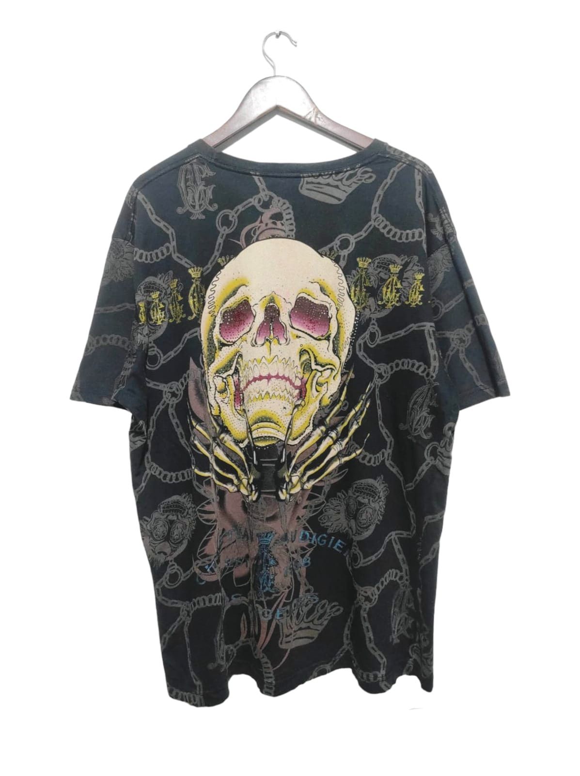 Christian Audigier Christian Audigier Skull Tee Shirt Size US XL / EU 56 / 4 - 1 Thumbnail