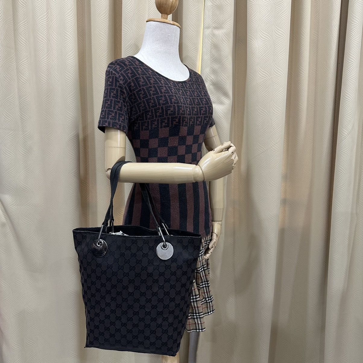 Gucci GUCCI GG CANVAS TOTE BAG 20 Size ONE SIZE - 21 Thumbnail