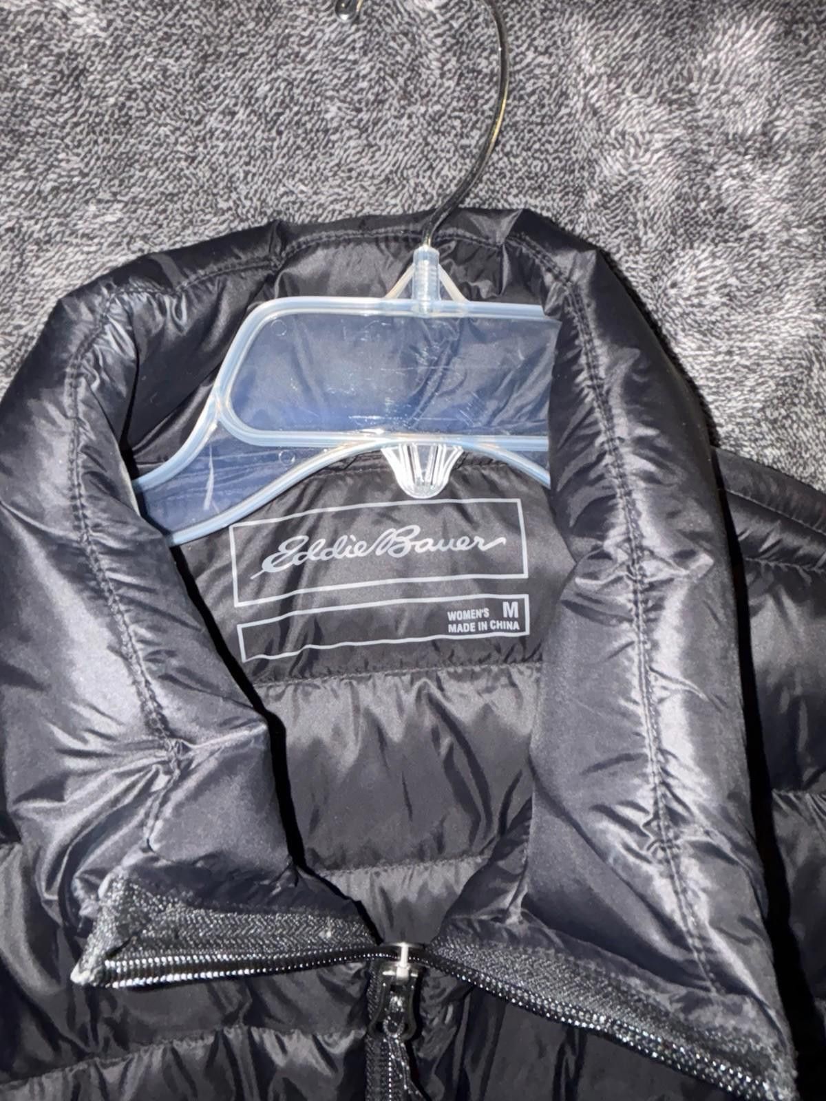 Eddie Bauer Eddie Bauer Goose Down Puffer Jacket Womens M Black Light Size M / US 6-8 / IT 42-44 - 6 Thumbnail
