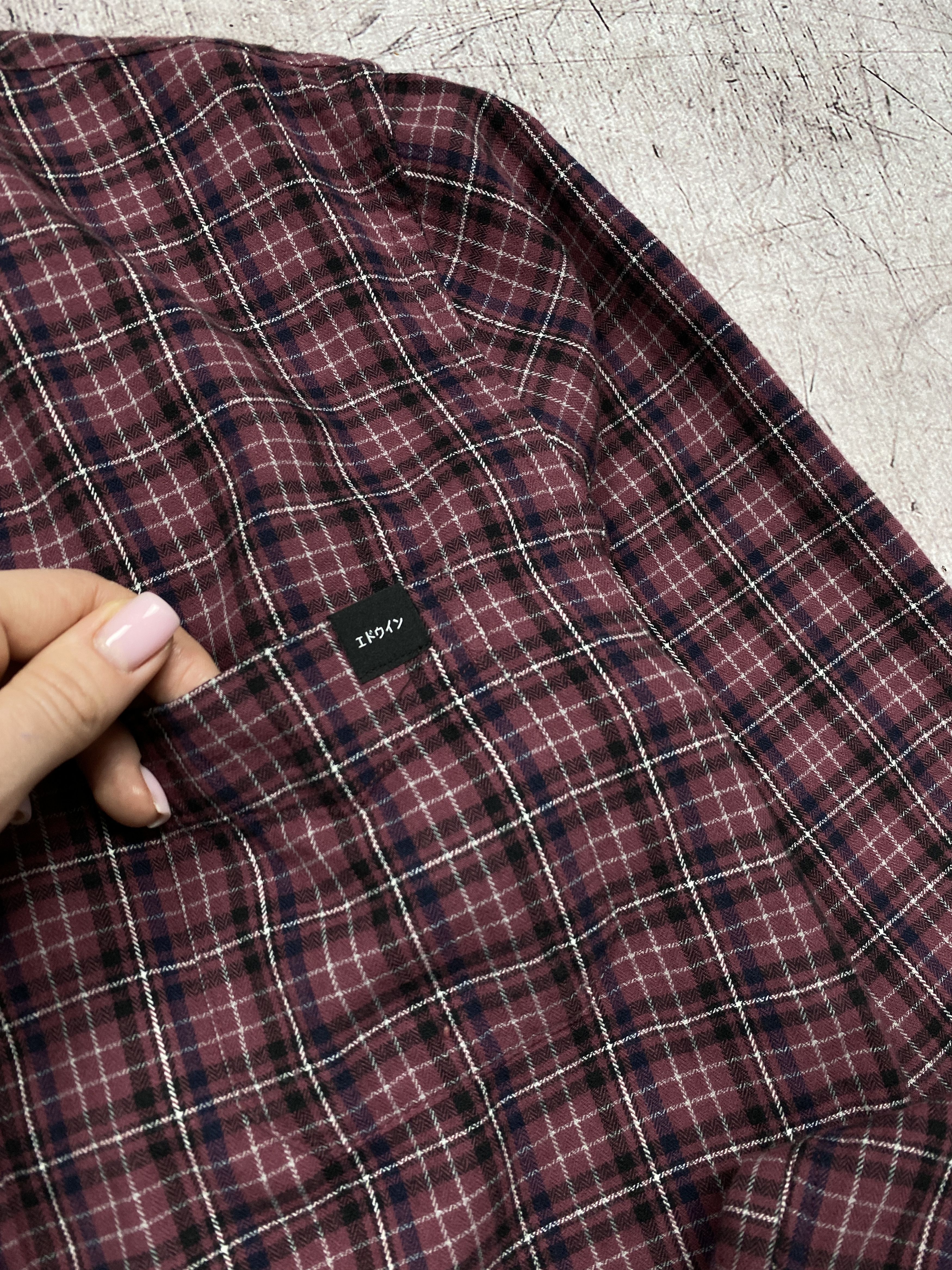 Edwin × Flannel Edwin Vintage Standard Flannel Plaid Shirt Y2K Size US M / EU 48-50 / 2 - 3 Thumbnail