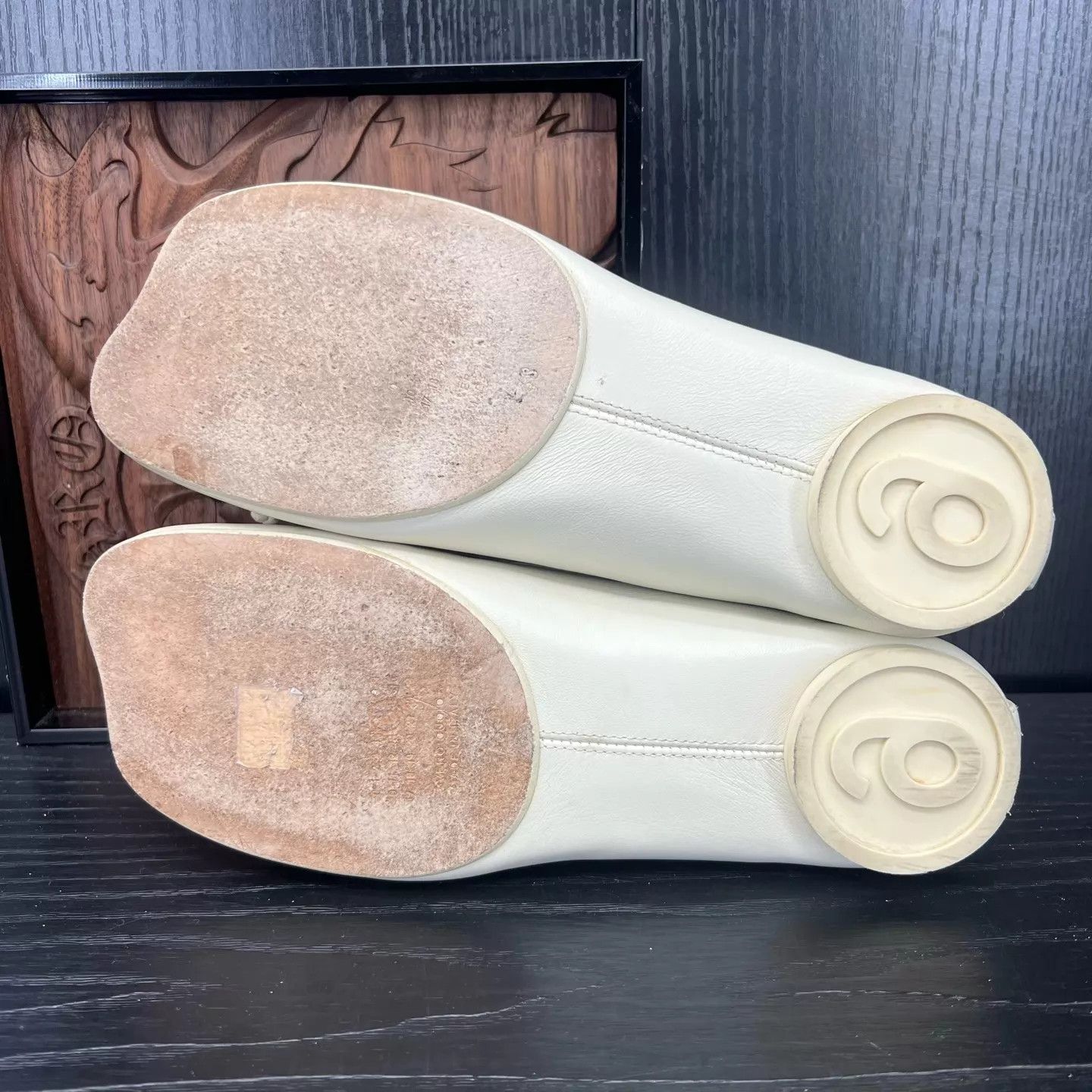 Gucci Margiela Lambskin Butterfly Laces Beige Near new Size US 7.5 / IT 37.5 - 8 Thumbnail