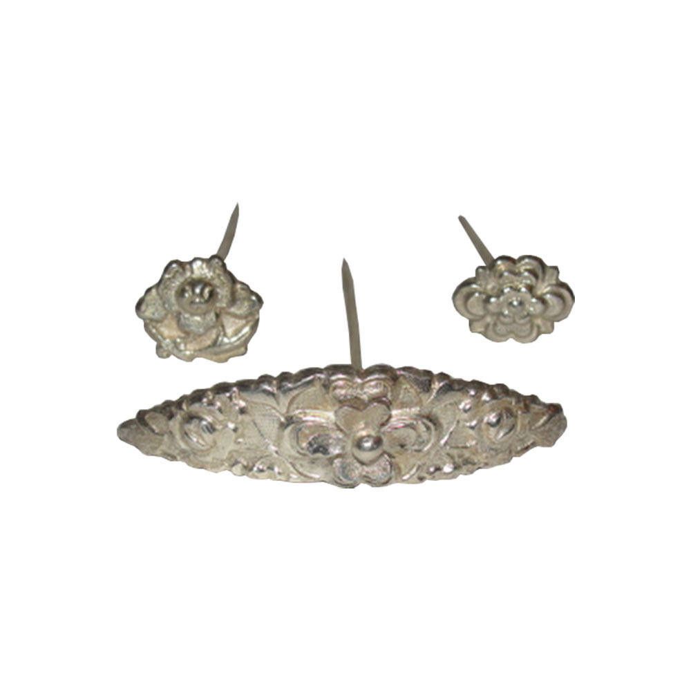 Designer Antique Chinese Hair Stick Set w/ Flowers and Leaves Combs Size ONE SIZE - 1 Thumbnail