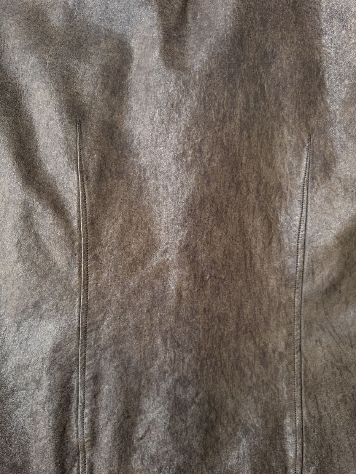 Rick Owens Rick Owens AW08 Stooges Dust Hammered Lamb Leather Jacket Size US M / EU 48-50 / 2 - 13 Thumbnail
