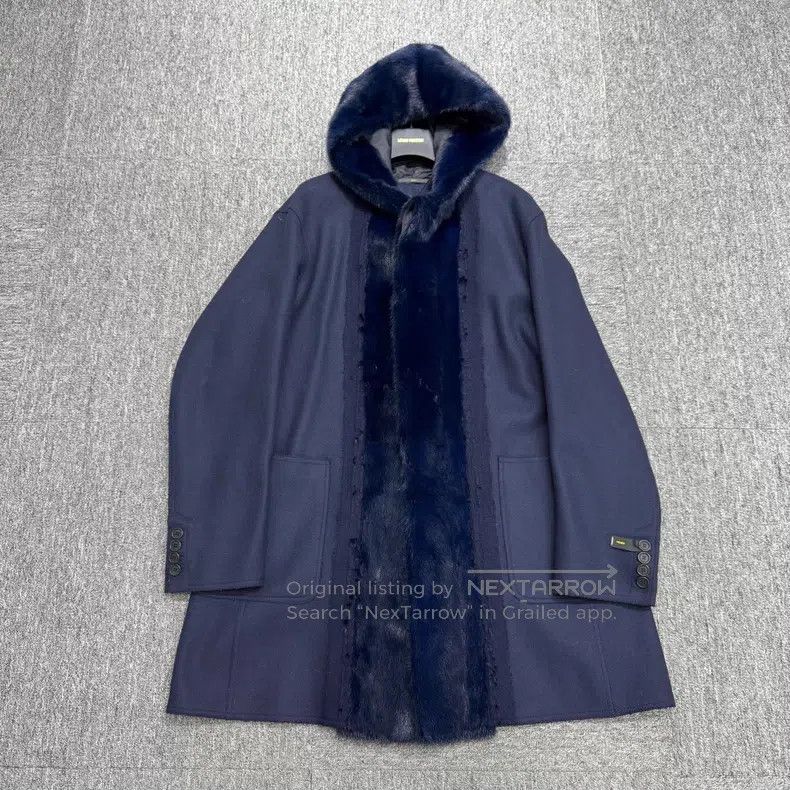 Fendi Fendi Wool and Mink Patchwork Coat Size US L / EU 52-54 / 3 - 1 Thumbnail