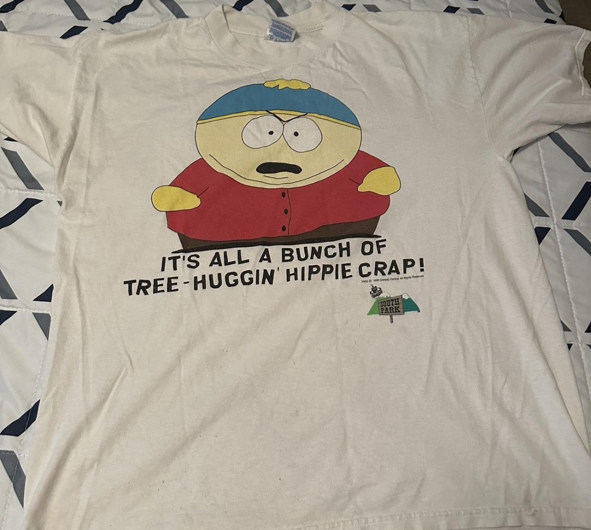 Gildan VINTAGE SOUTH PARK CARTMAN OFFICIAL MERCH TEE SHIRT Size US XL / EU 56 / 4 - 1 Thumbnail