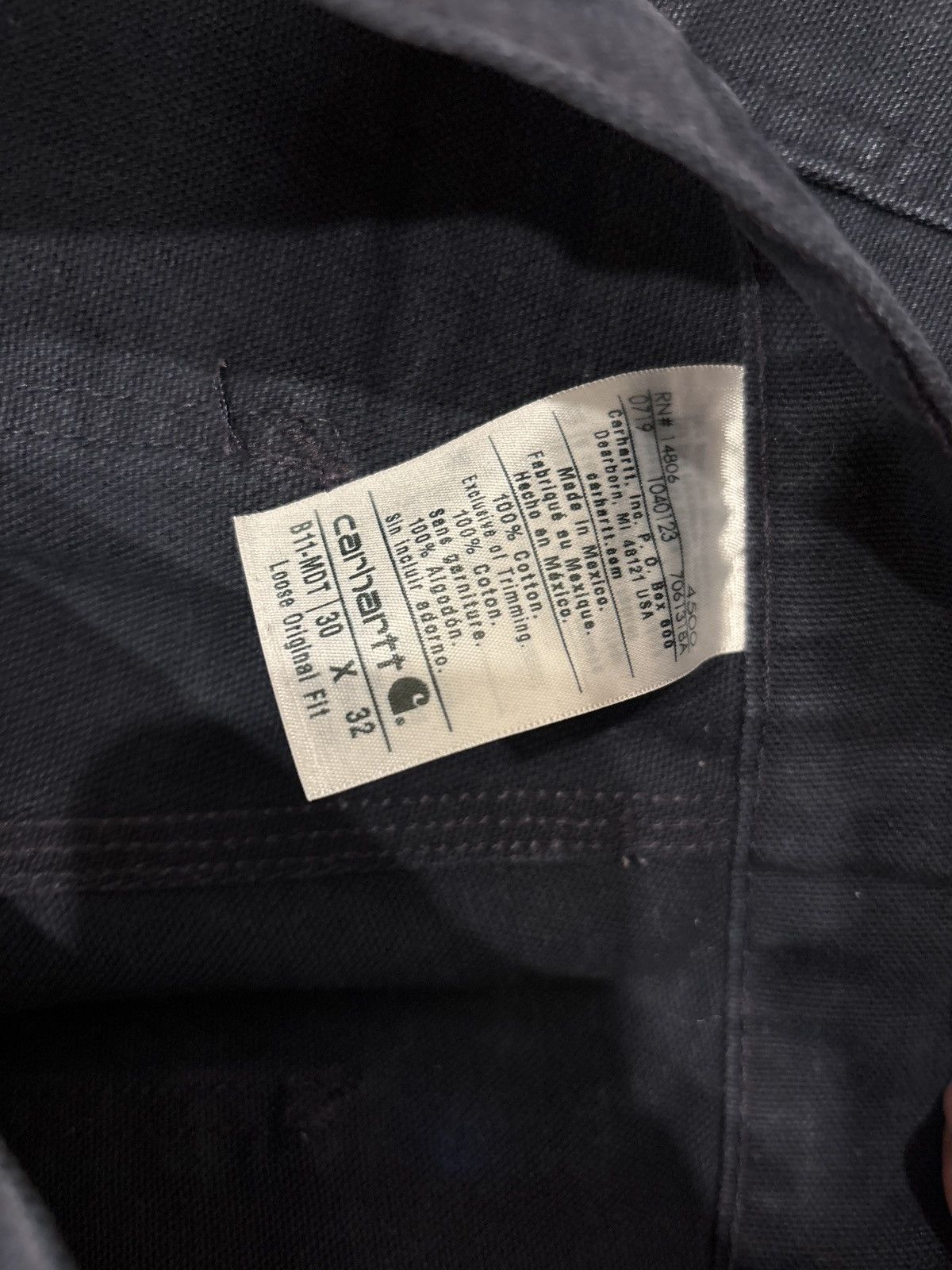 Carhartt Carhartt Navy pants workwear Size US 30 / EU 46 - 5 Thumbnail