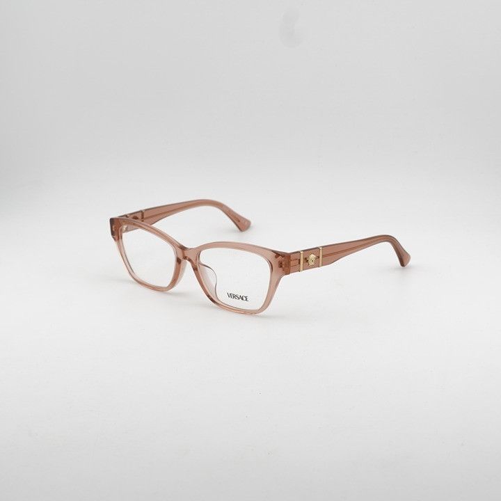 Versace Versace VE3344F 5434 Eyeglasses Brown 54mm Cat Eye Frame Size ONE SIZE - 1 Thumbnail
