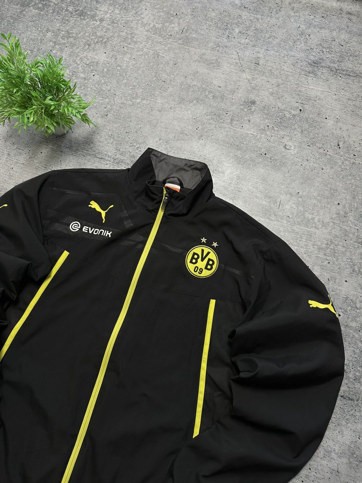 Puma Borussia Dortmund Puma Football Soccer Training Jacket BVB Size US L / EU 52-54 / 3 - 4 Thumbnail