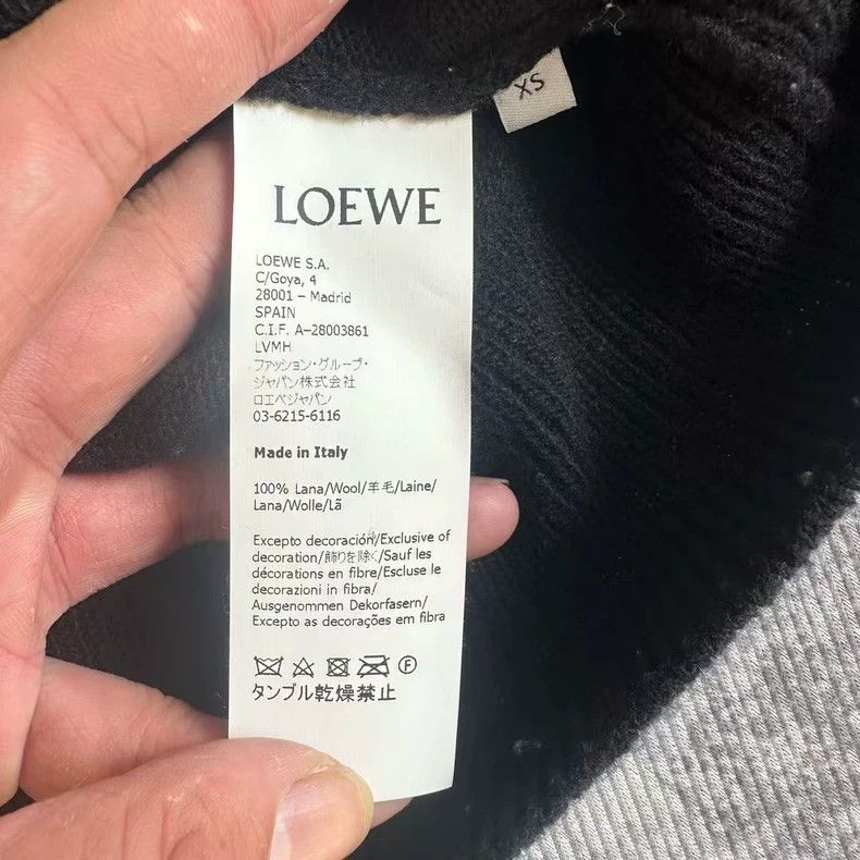 Loewe LOEWE Embroidered logo wool sweater Size XS / US 0-2 / IT 36-38 - 3 Thumbnail