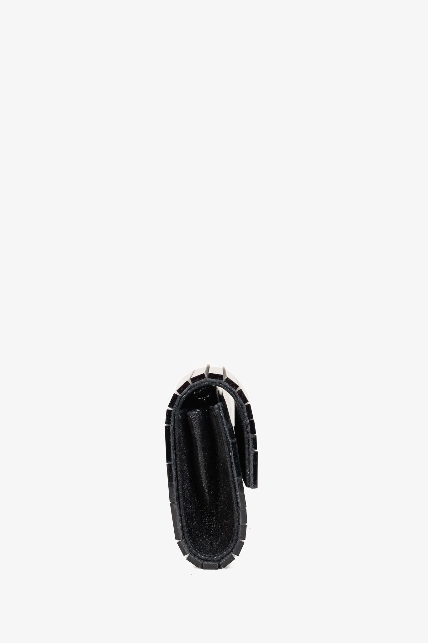 Jimmy Choo Jimmy Choo Sweetie Glitter Lucite Clutch in Black Champagne Size ONE SIZE - 3 Thumbnail