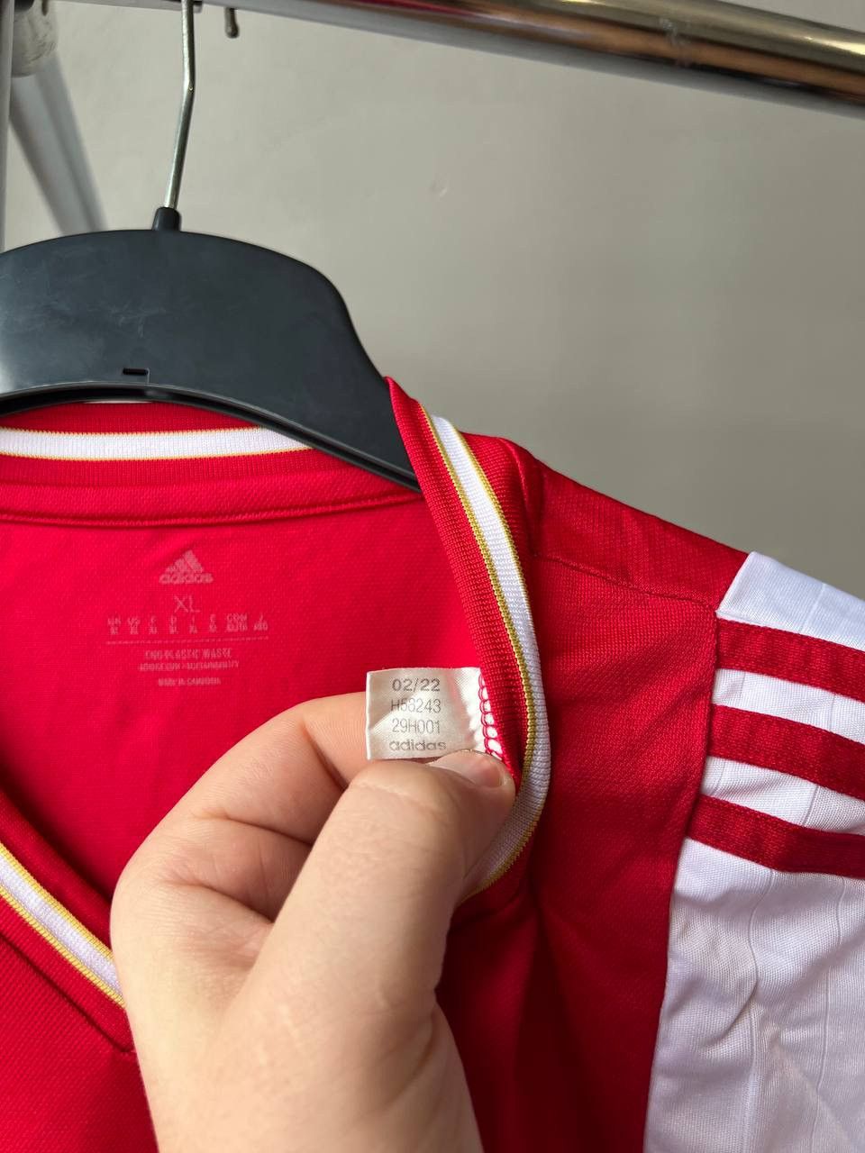 Adidas 2022/23 AJAX AMSTERDAM HOME SOCCER JERSEY FOOTBALL SHIRT XL Size US XL / EU 56 / 4 - 5 Thumbnail