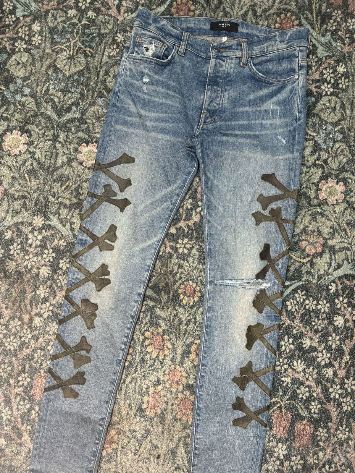 Amiri Amiri Camo Bone Denim Size US 30 / EU 46 - 5 Thumbnail