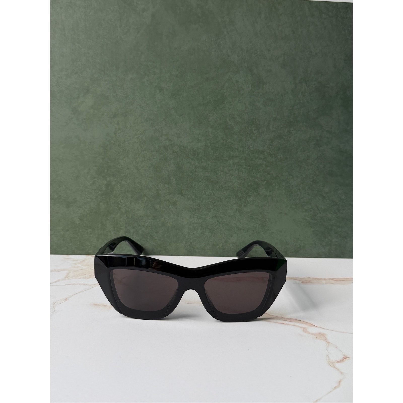 Bottega Veneta NEW Bottega Veneta BV1218S Black Cat Eye Sunglasses Size ONE SIZE - 4 Thumbnail