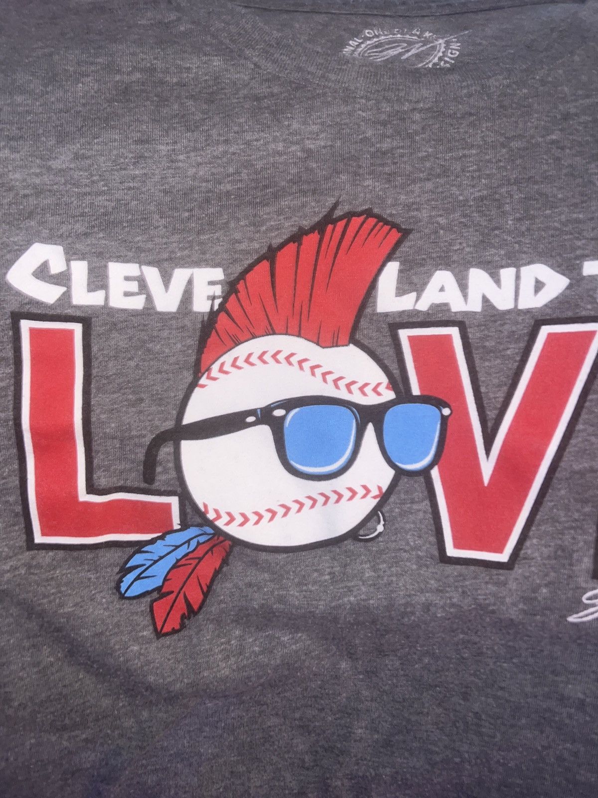 Hypebeast GV Art + Design Cleveland That I Love Cleveland Indians Tee Size US XXL / EU 58 / 5 - 3 Thumbnail