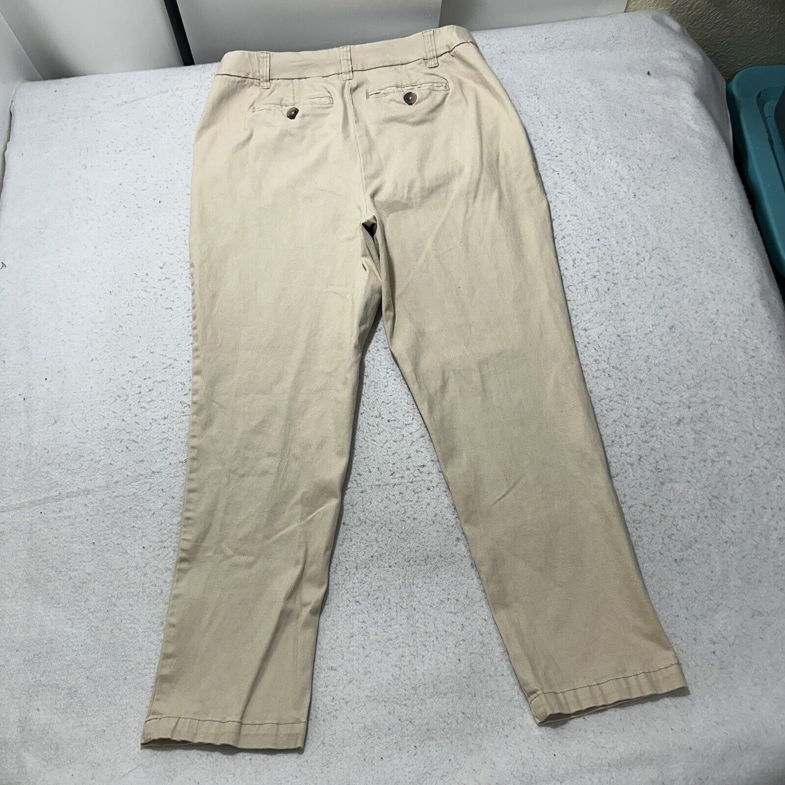 Other Woman Within 14W Chino Pants Light Khaki Beige High Rise Size 36" / US 14 / IT 50 - 7 Thumbnail