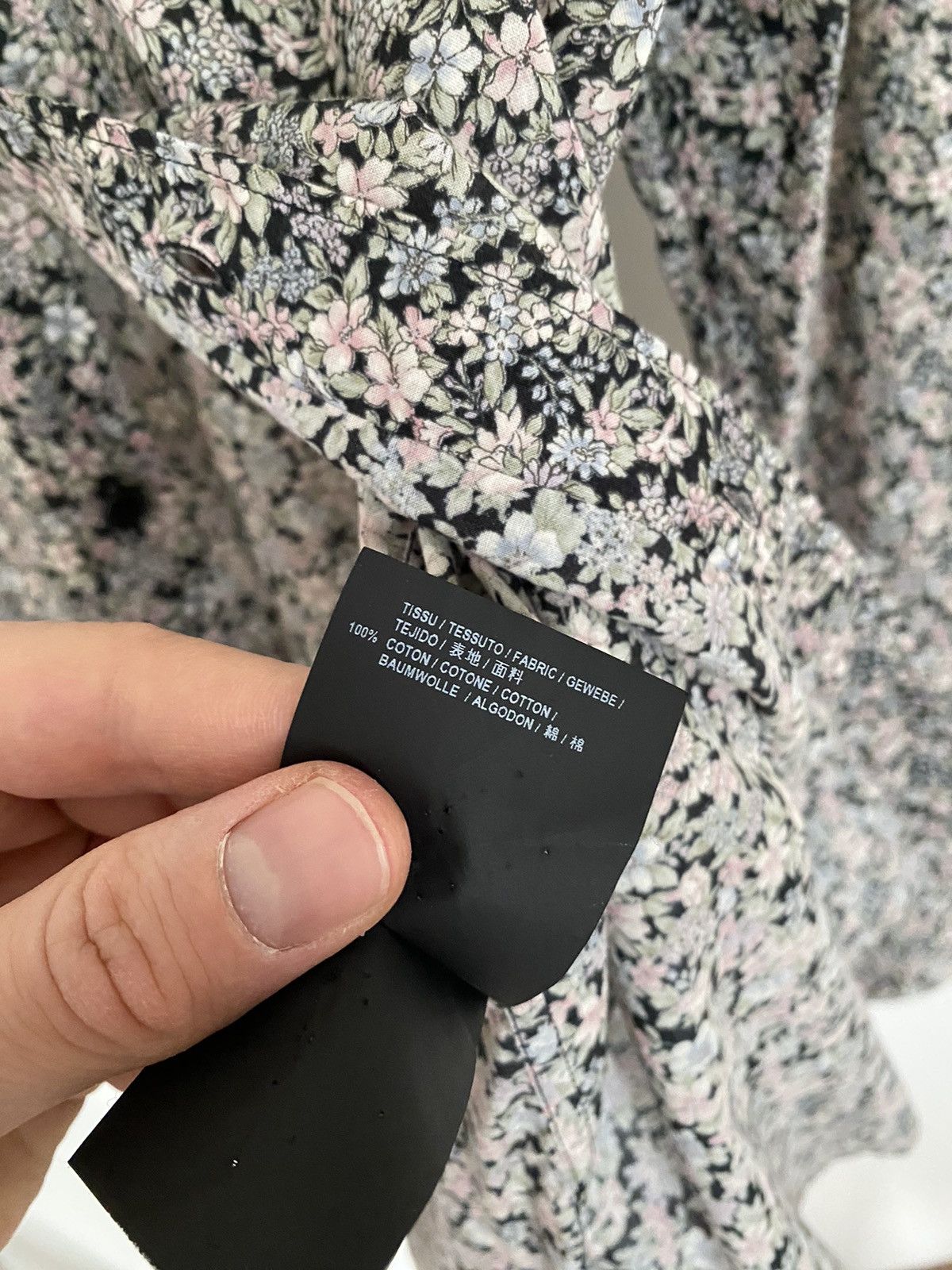 Saint Laurent Paris SS16 Floral Motiv Shirt Size US M / EU 48-50 / 2 - 6 Thumbnail
