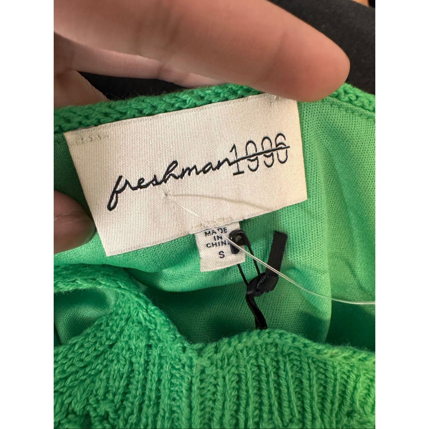 Freeman Fredman 1996 Green Knit Crop Top & Midi Skirt Set Size Small nwt Size 26" / US 2 / IT 38 - 5 Thumbnail