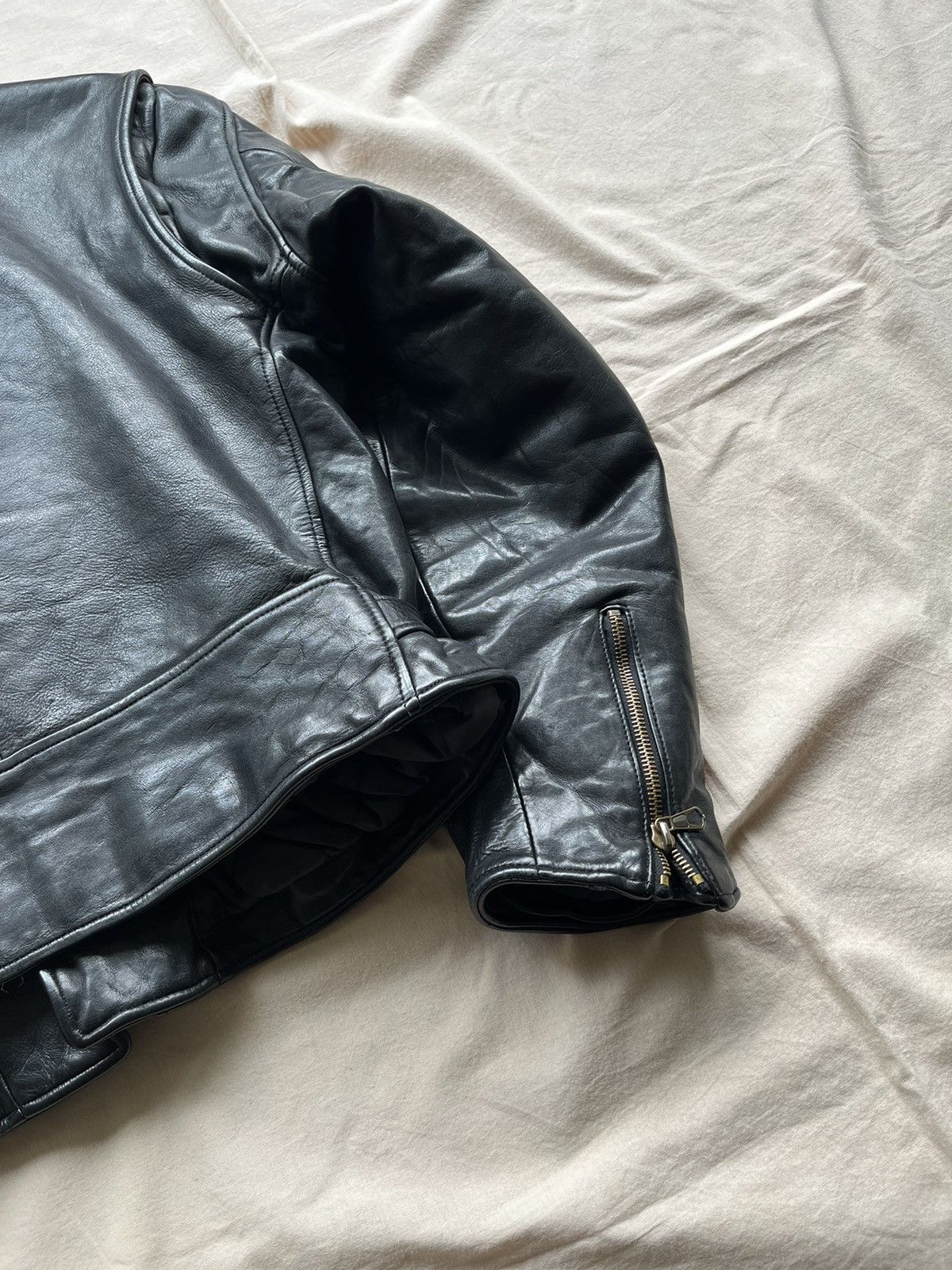 Emporio Armani Emporio Armani 80s 90s Leather Biker Jacket Size US M / EU 48-50 / 2 - 13 Thumbnail