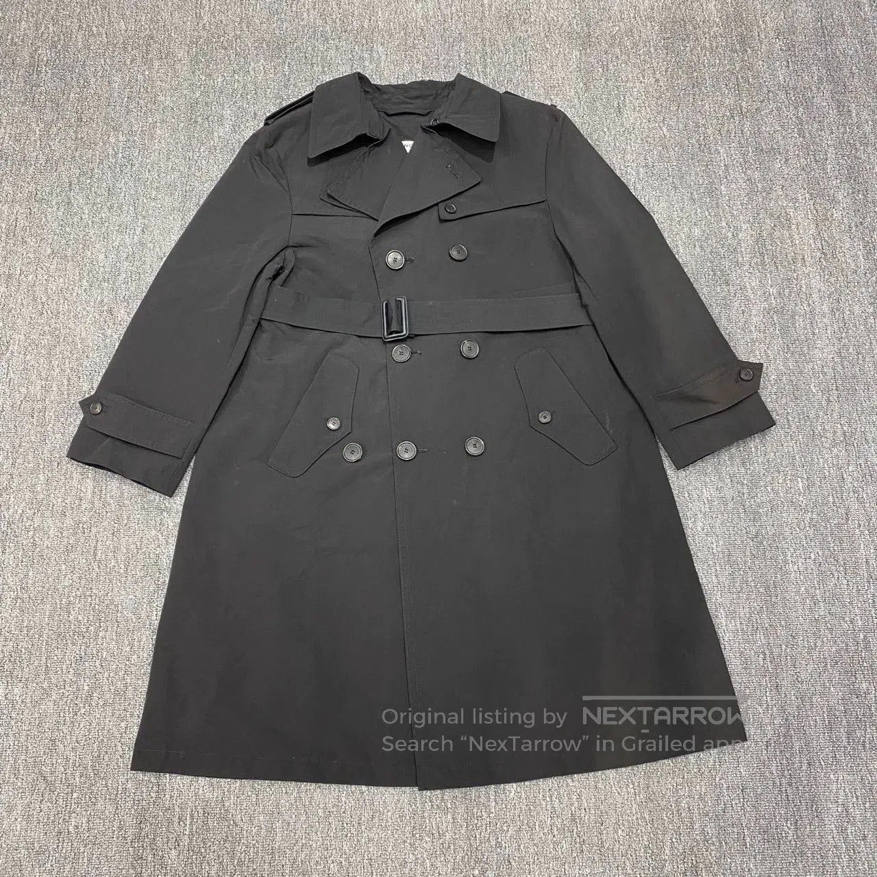Balenciaga balenciaga black trench coat size 36. Size S / US 4 / IT 40 - 1 Thumbnail