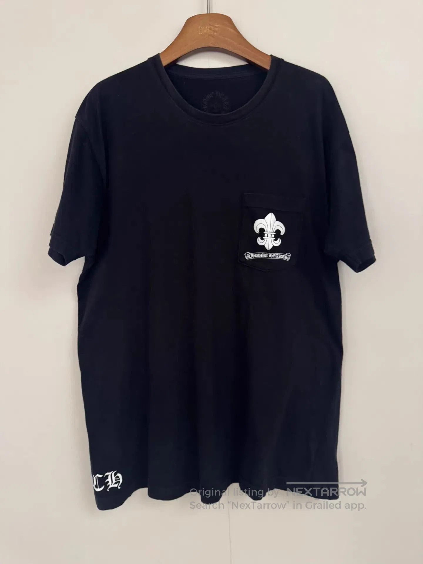 Chrome Hearts Chrome Heart Fleur de Lis Pocket Tee | Grailed