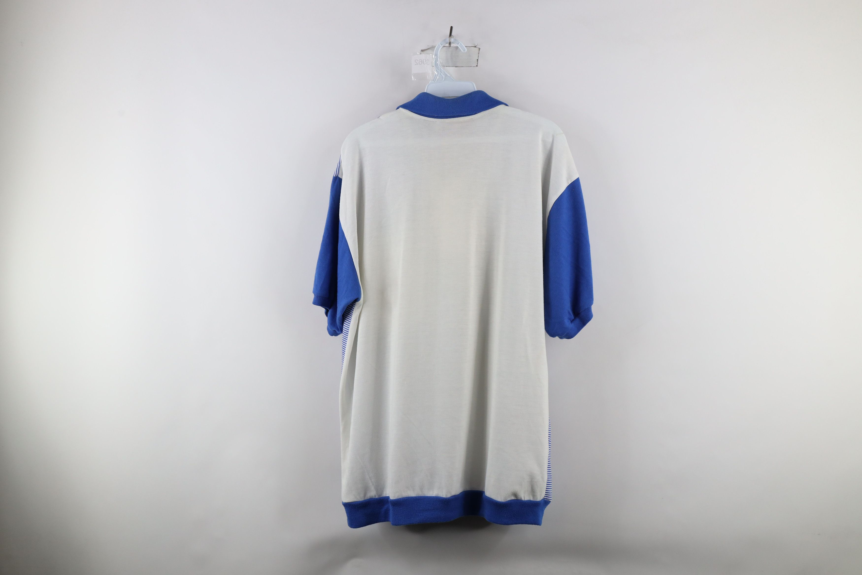 Vintage Vintage 90s Streetwear Striped Collared Pullover Polo Size US L / EU 52-54 / 3 - 9 Thumbnail