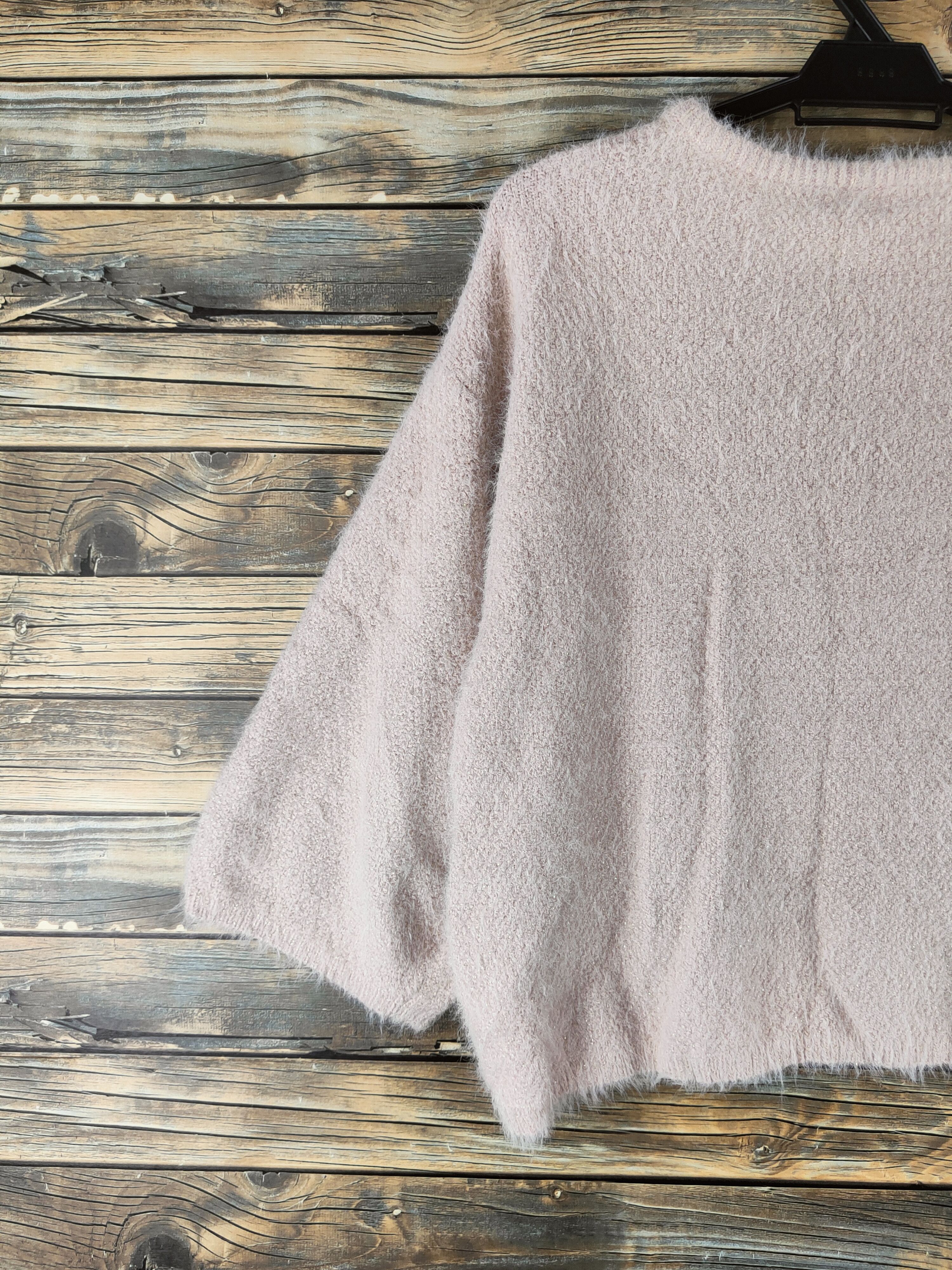 Japanese Brand DL Persodea Peach Fur Mohair Knitwear #46-482 Size M / US 6-8 / IT 42-44 - 8 Thumbnail