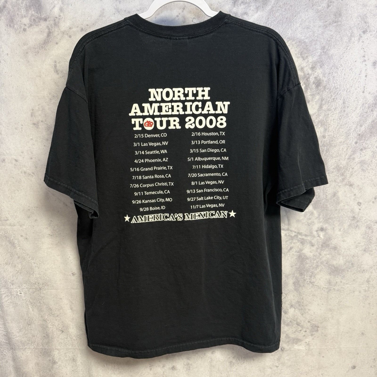 Vintage Vintage George Lopez 2008 North American Tour T Shirt XL Size US XL / EU 56 / 4 - 3 Thumbnail