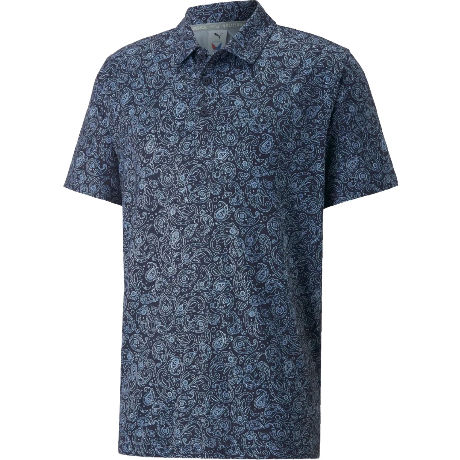 Puma Puma Volition Bandana Golf Polo Shirt Men's Paisley 535303 Sz XXL Size US XXL / EU 58 / 5 - 2 Thumbnail