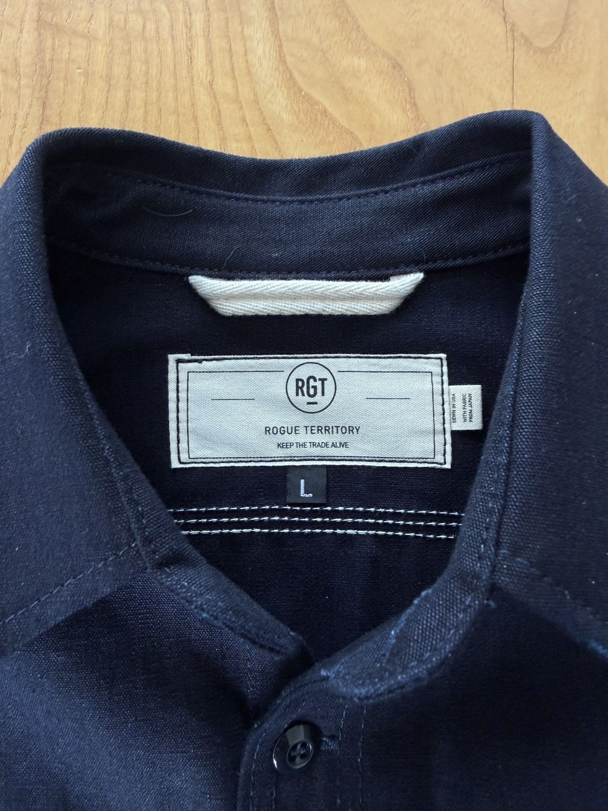 Rogue Territory Rogue Territory Work Shirt Indigo Selvedge Canvas Size US L / EU 52-54 / 3 - 2 Thumbnail