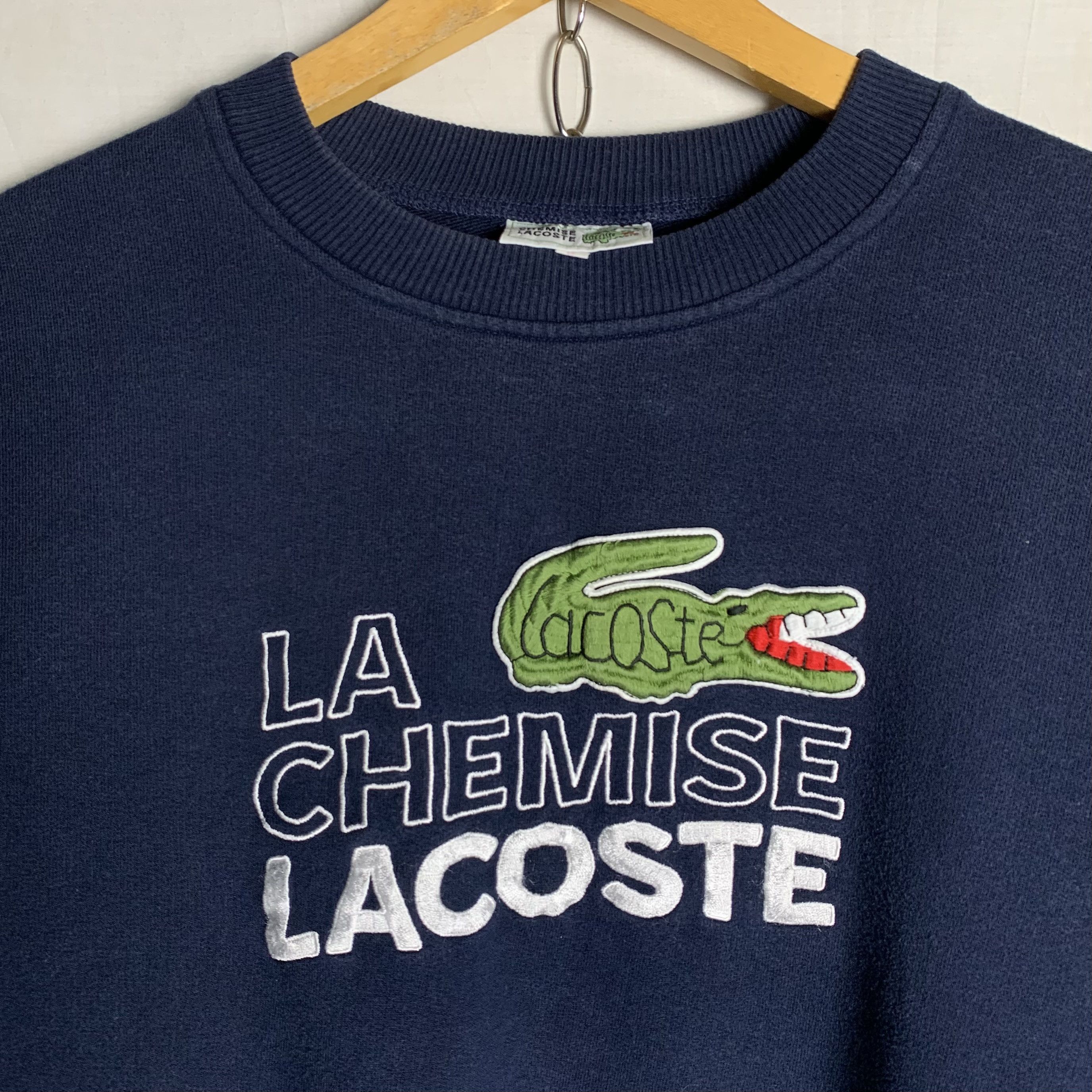 Lacoste Vintage La Chemise Lacoste Sweatshirt Crewneck Size US S / EU 44-46 / 1 - 2 Thumbnail