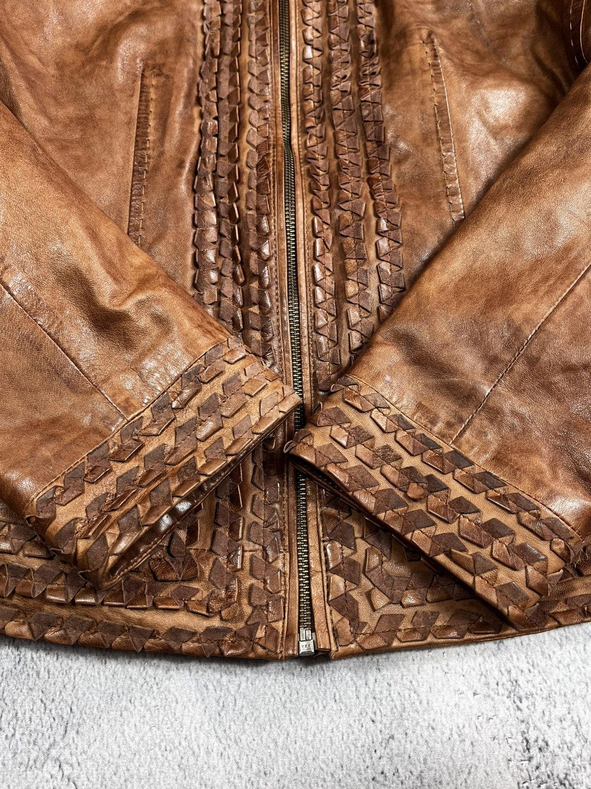 Vintage Vintage Leather retro style jacket streetwear size L Size L / US 10 / IT 46 - 3 Thumbnail