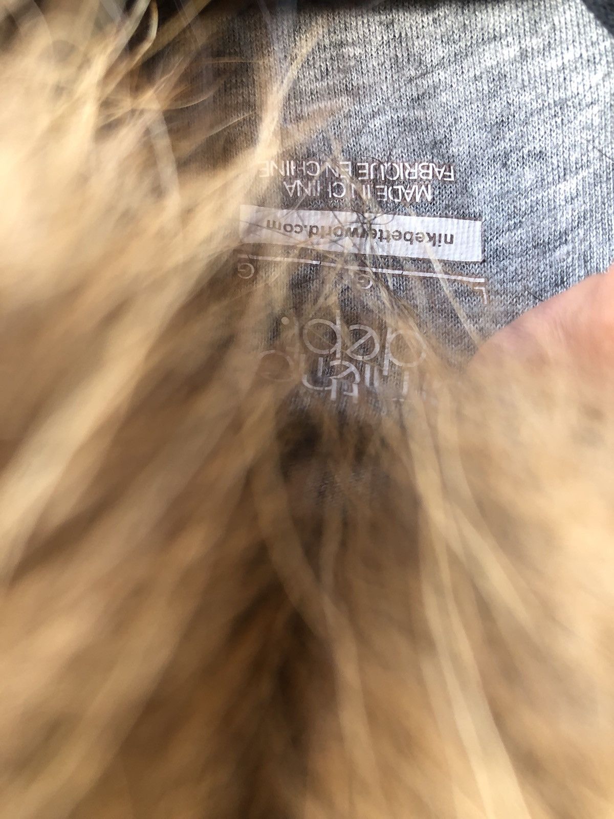 If Six Was Nine × Japanese Brand × Le Grande Bleu (L.G.B.) Nike Poem Fur Black Hoodie Size US L / EU 52-54 / 3 - 6 Thumbnail