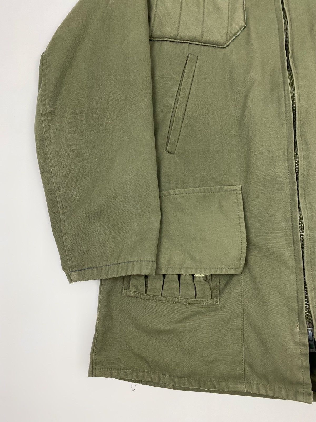 Vintage 60s 70s Vintage French Cotton Padded Hunting Jacket Size US S / EU 44-46 / 1 - 3 Thumbnail
