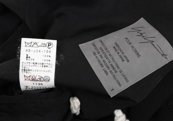 Yohji Yamamoto YOHJI YAMAMOTO POUR HOMME Wool Gabardine Jacket 1 Size US S / EU 44-46 / 1 - 17 Thumbnail