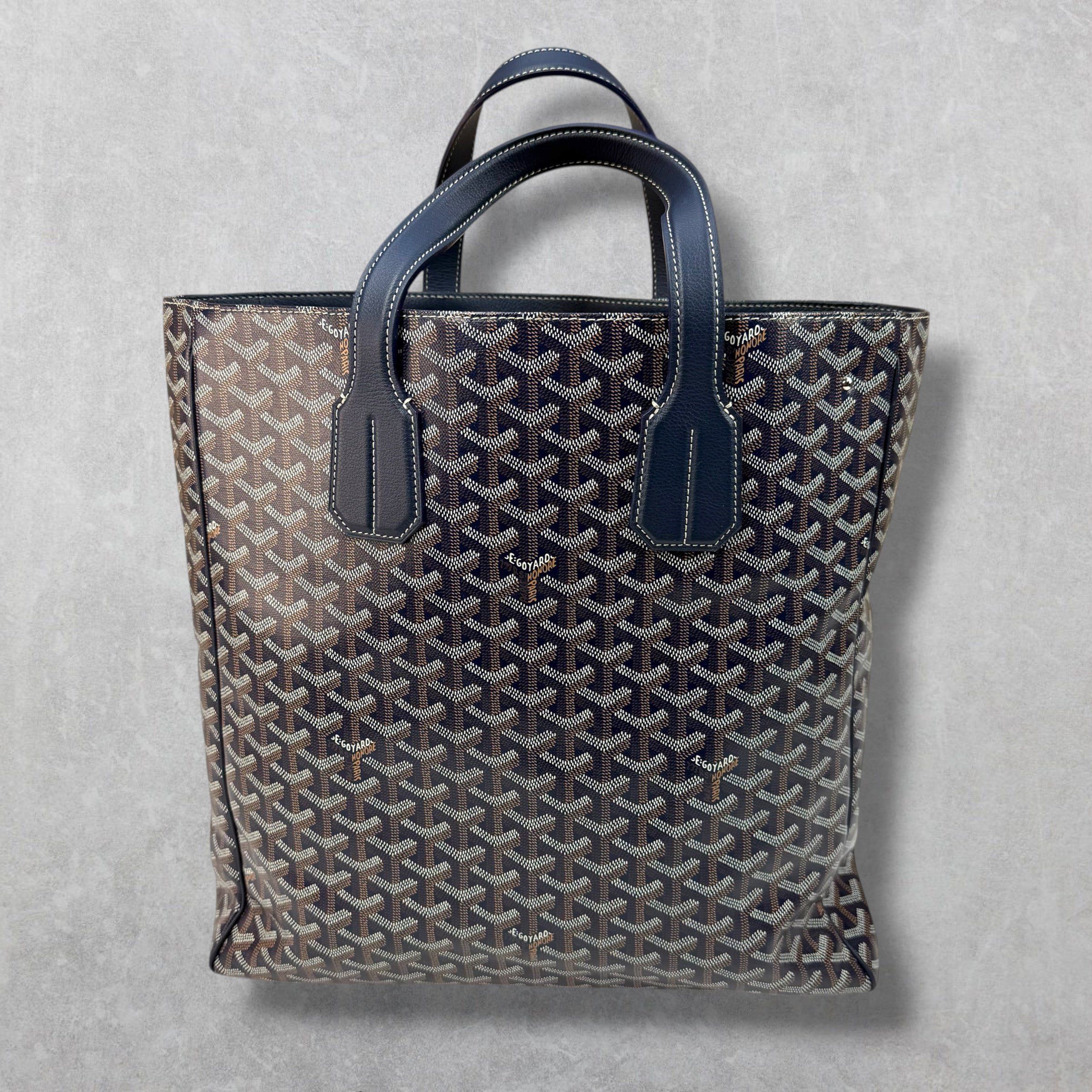 Goyard Goyard Navy Blue Voltaire Tote w/ Sangle MM Strap Size ONE SIZE - 3 Thumbnail