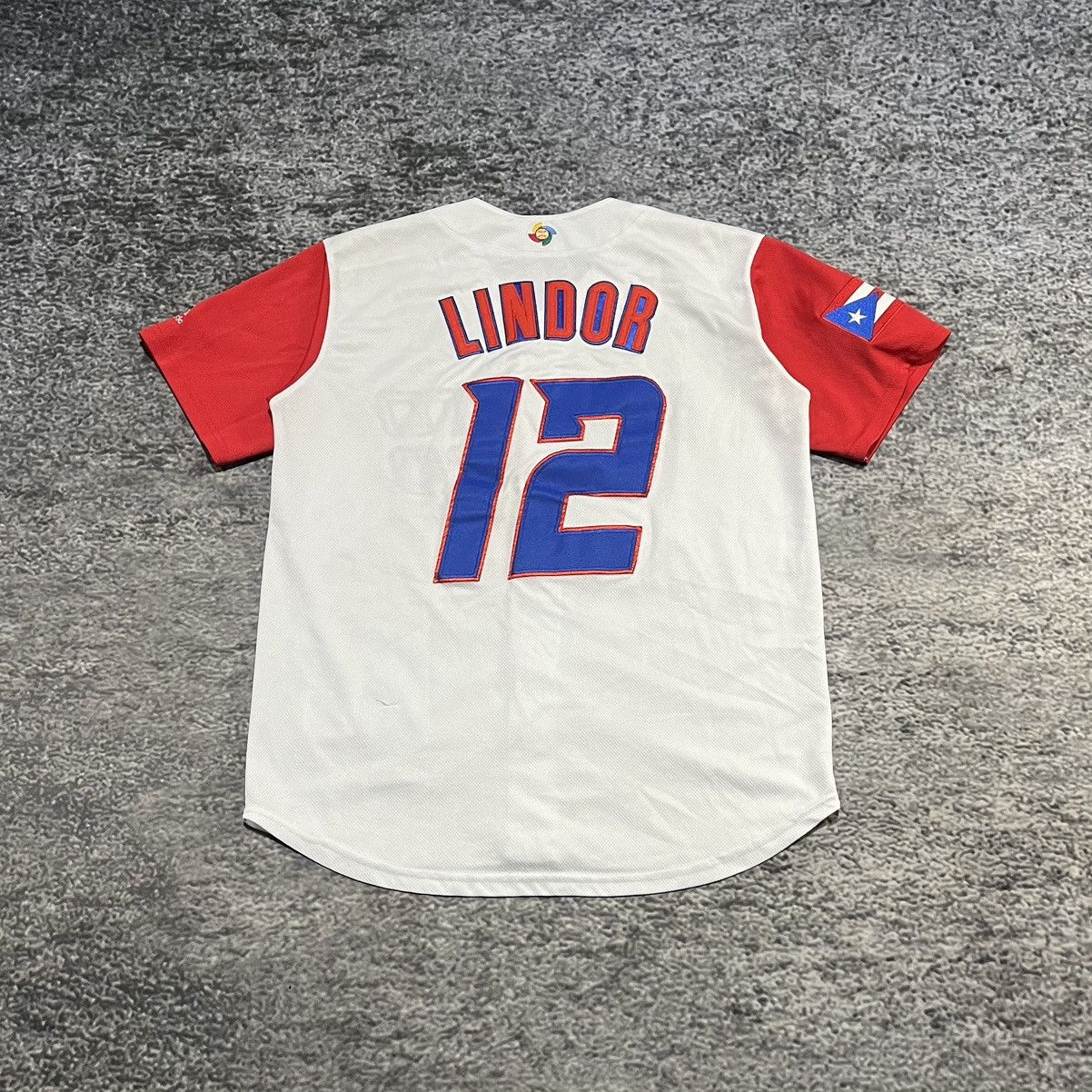 Majestic Puerto Rico Francisco Lindor World Baseball Classic Jersey Size US M / EU 48-50 / 2 - 2 Thumbnail