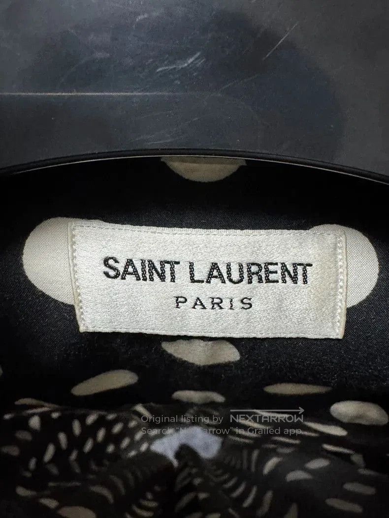 Saint Laurent Paris Saint Laurent Polka Dot Fringe Shirt. Size US M / EU 48-50 / 2 - 5 Thumbnail