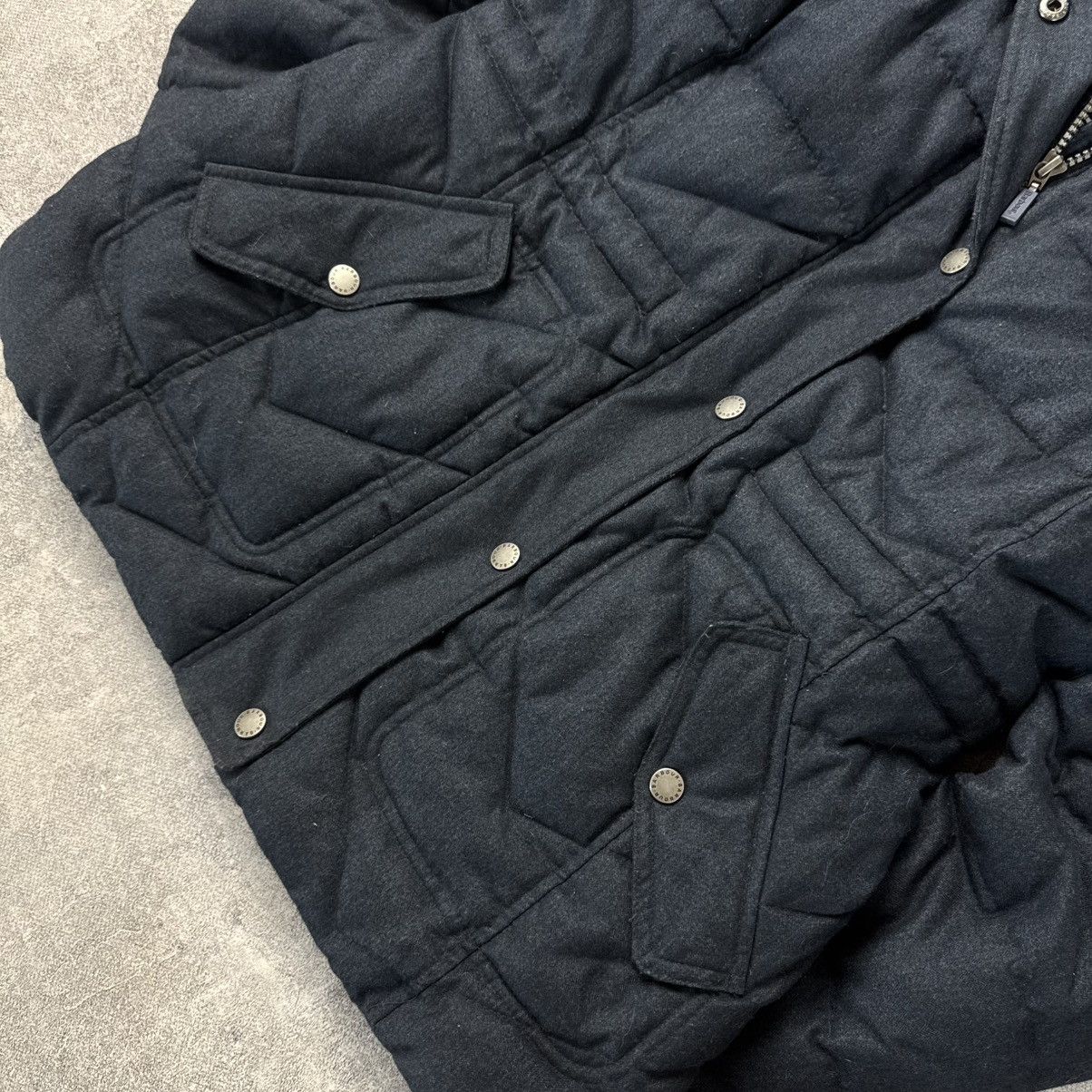 Barbour Barbour Langstone Quilted Jacket in Navy Blue faux fur trim Size M / US 6-8 / IT 42-44 - 4 Thumbnail