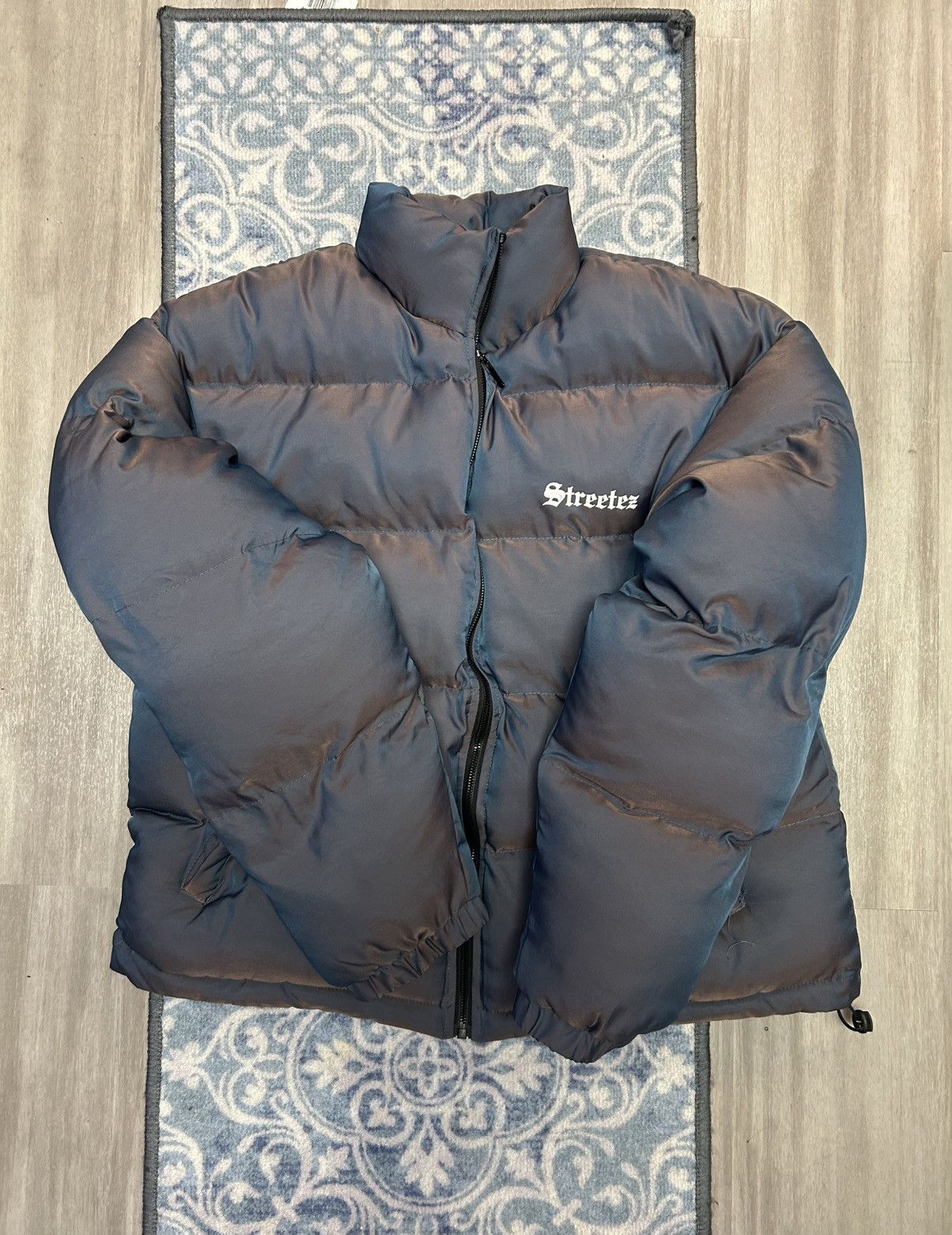 Other Streetez Puffer Jacket Blue/Grey Reflective Brand New Large Size US L / EU 52-54 / 3 - 1 Thumbnail