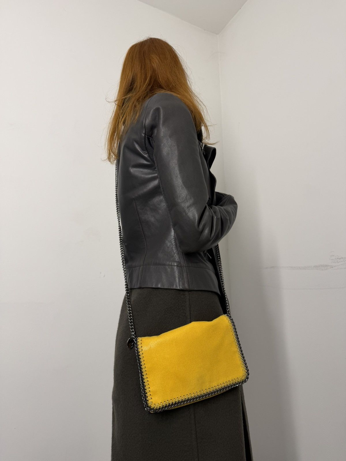 Stella McCartney Stella McCartney Falabella Leather Studded Crossbody Bag Size ONE SIZE - 1 Thumbnail