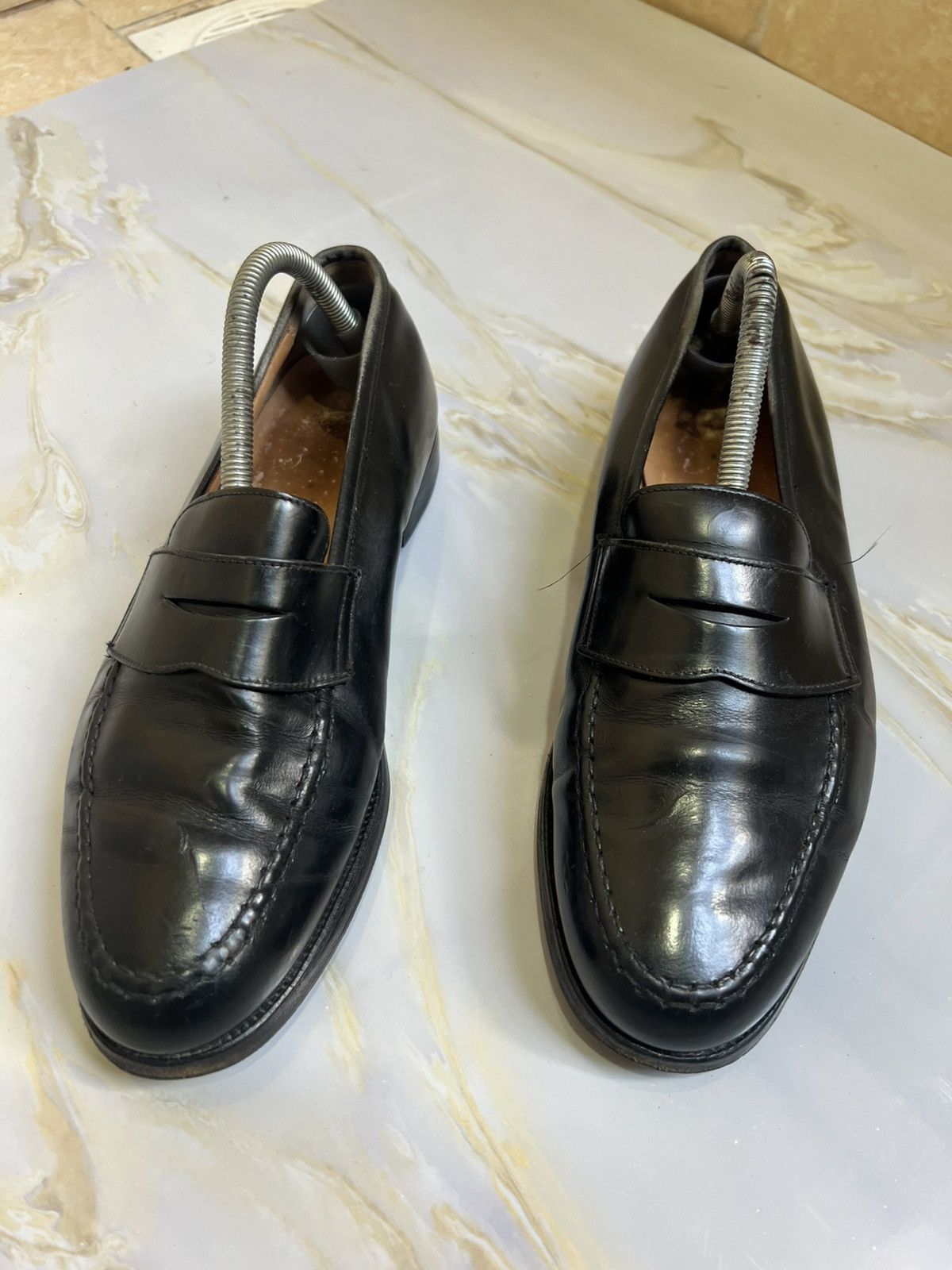 Crockett & Jones Crockett Jones Boston Black Penny Loafer | Grailed