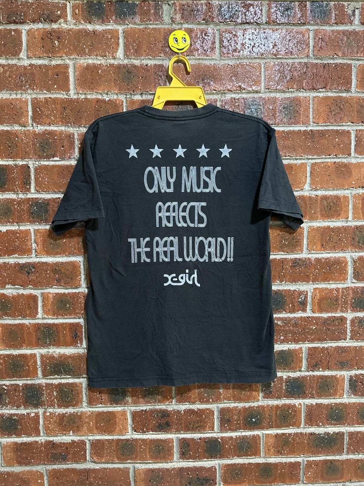 Japanese Brand × Vintage Vintage X-Girl Only Music Reacts The Real World Sun faded Size US M / EU 48-50 / 2 - 1 Thumbnail