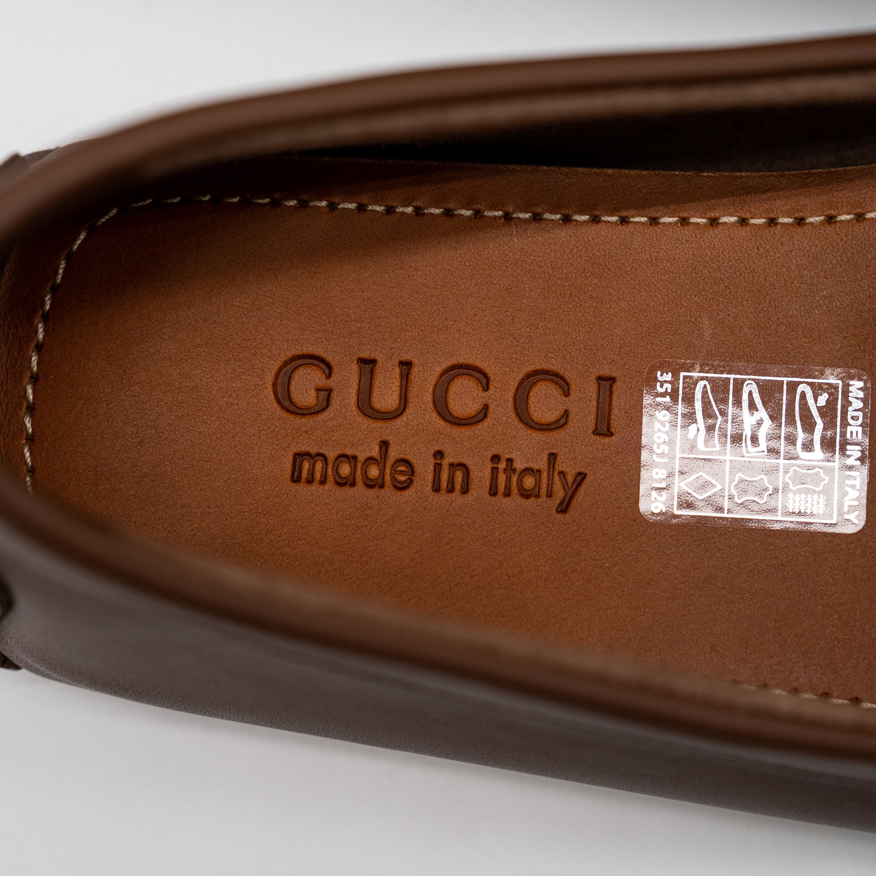 Gucci Gucci GG Leather Moccasin Driver Brown Loafers Leather Size US 9 / EU 42 - 9 Thumbnail