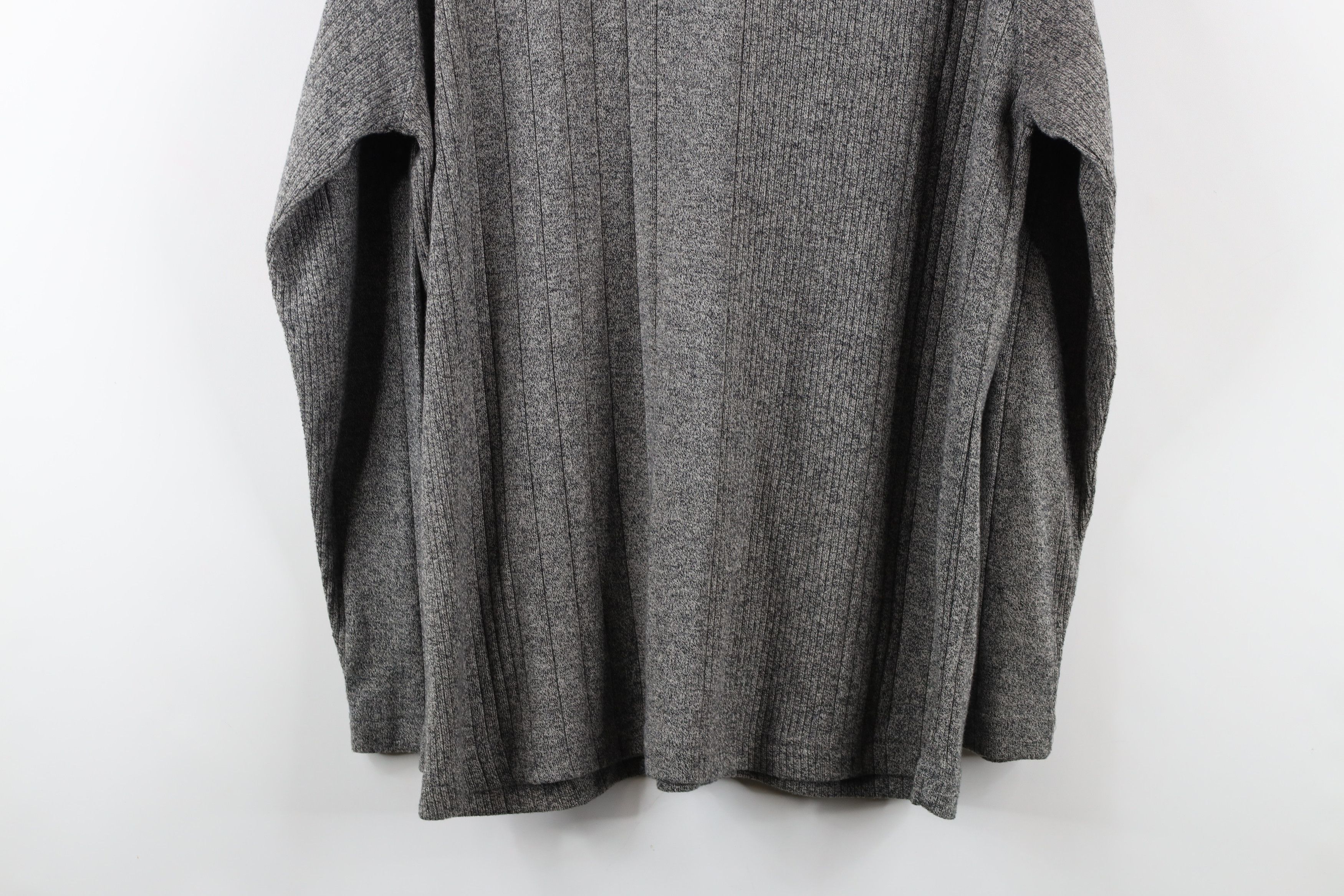 Vintage Vintage 90s Streetwear Ribbed Knit Long Sleeve T-Shirt Size US M / EU 48-50 / 2 - 10 Thumbnail