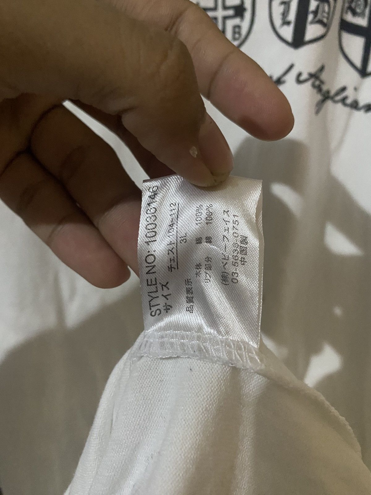Japanese Brand •SOLD• Japanese Brand Beaumere Long Sleeve Cool Style Size US L / EU 52-54 / 3 - 8 Thumbnail