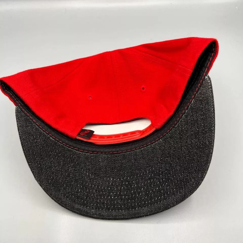 Other Goodlivin Hat Men Red Black Embroidered Snap Back Cap Size ONE SIZE - 4 Thumbnail