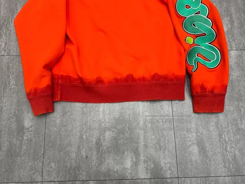 Dior Dior Orange hooded zipper long-sleeved sweatshirt Size US XL / EU 56 / 4 - 3 Thumbnail
